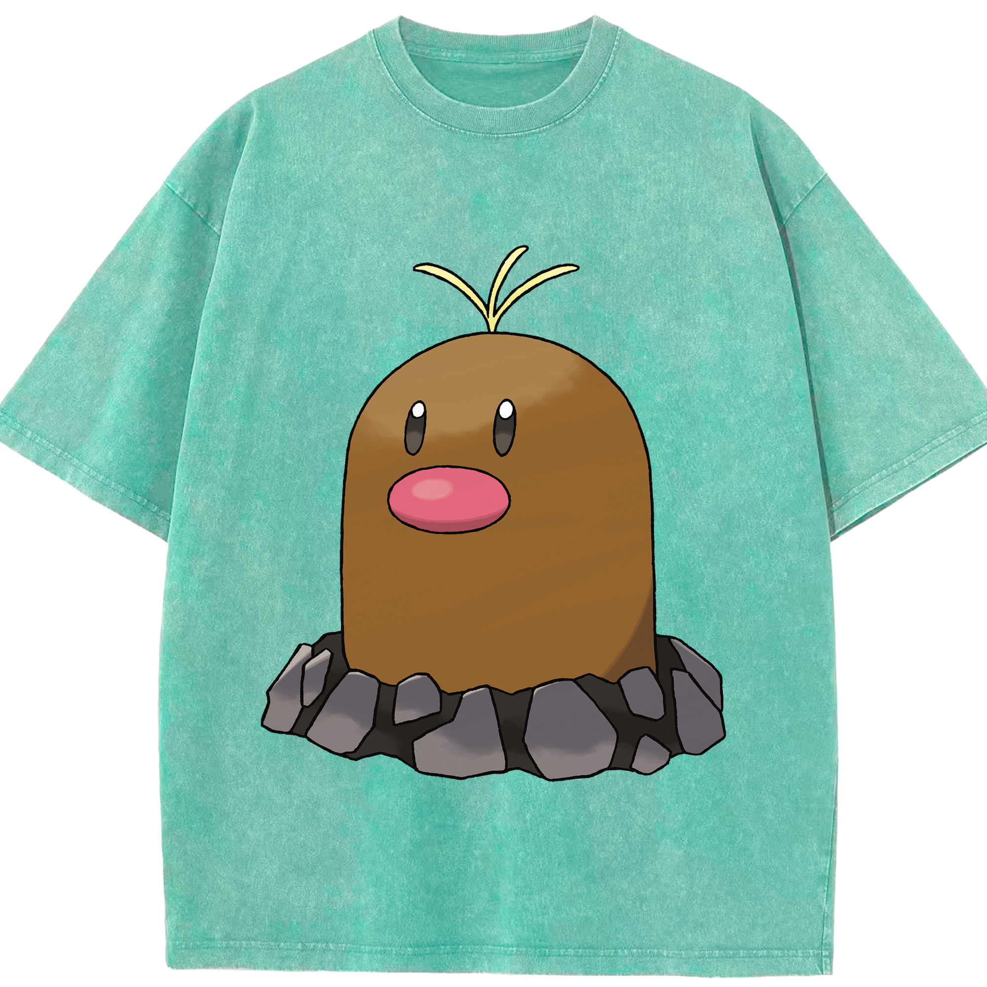 （画像用） ポケットモンスター Pokémon 綿100% ヴィンテージ風 半袖Tシャツ（フロントプリント）